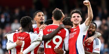 Arsenal celebrate title win