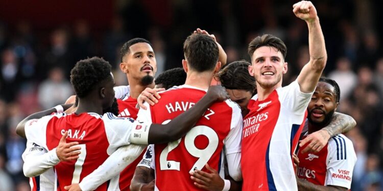 Arsenal celebrate title win