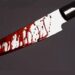 Bloody knife