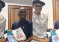Hon. Ceekay Igara receives Labour Party’s nomination form from factional chairman, Barrister Julius Abure