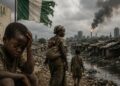 An AI-generated image showing a sorry picture of Nigeria
