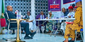 Peter Obi at the presidential screening organised by Nigeria Democratic Congress (NDC) committee