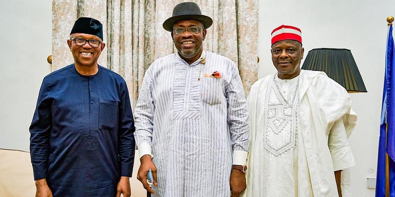 Peter Obi, henry Seriake Dickson, and Rabiu Musa Kwankwaso