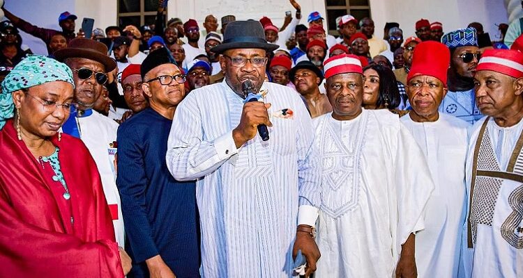 Peter Obi, henry Seriake Dickson, and Rabiu Musa Kwankwaso