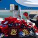 All made-in-china gifts and accessories dumped in the trash before boarding Air Force One