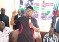 MASSOB leader, Uchenna Madu addressing members