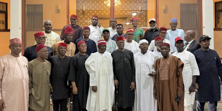 Rabiu Musa Kwankwaso with Igbo elders