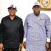 Pat Utomi, Peter Obi, Seriake Dickson, and Victor Umeh pose for photo ops