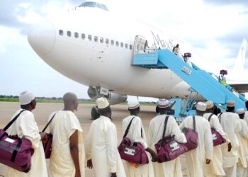 Nigerians returning from Hajj pilgrimage in Mecca, Saudi Arabia