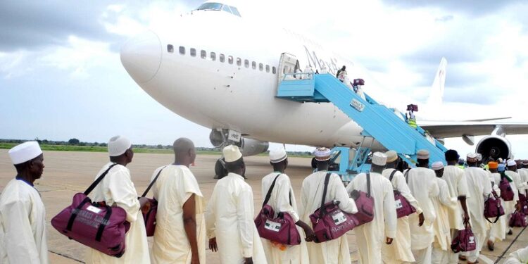 Nigerians returning from Hajj pilgrimage in Mecca, Saudi Arabia