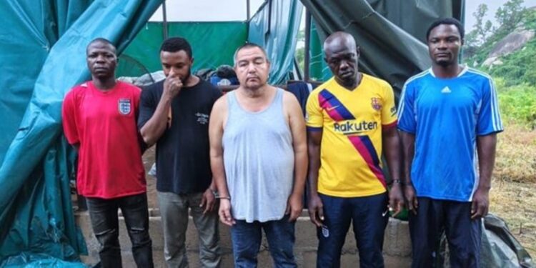 NDLEA Busts Meth Lab in Oyo Forest, Arrests Mexican, Nigerians