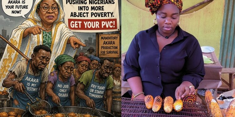 First Lady Oluremi Tinubu urged Nigerians to venture into akara, corn, and kuli-kuli
