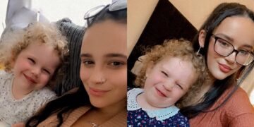 The late Destiny Harrison and her young daughter, Linnea