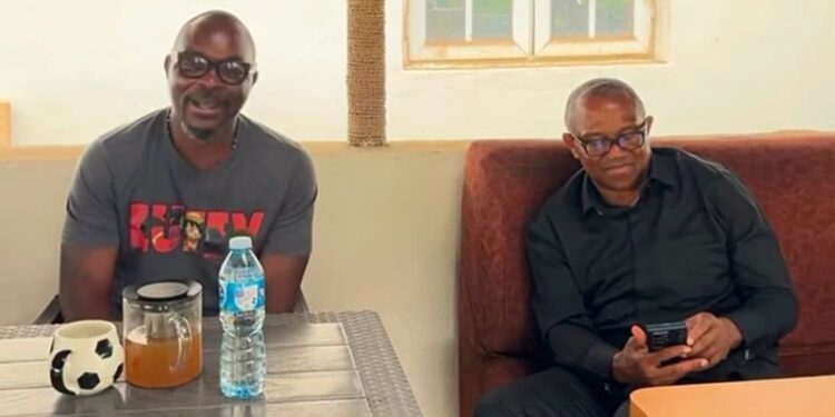 Peter Obi visits Isaac Fayose