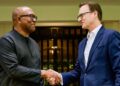 Peter Obi with British Envoy, Dr. Richard Montgomery