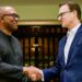 Peter Obi with British Envoy, Dr. Richard Montgomery