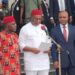 South East Governors from Left to Right ~ Charles Chukwuma Soludo, Alex Otti, Hope Uzodimma, Peter Mbah and Francis Nwifuru
