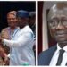 (Top L-R) Faye taking the mantle of ECOWAS Chair of Authority from Bio & Gen. Diop (Right)