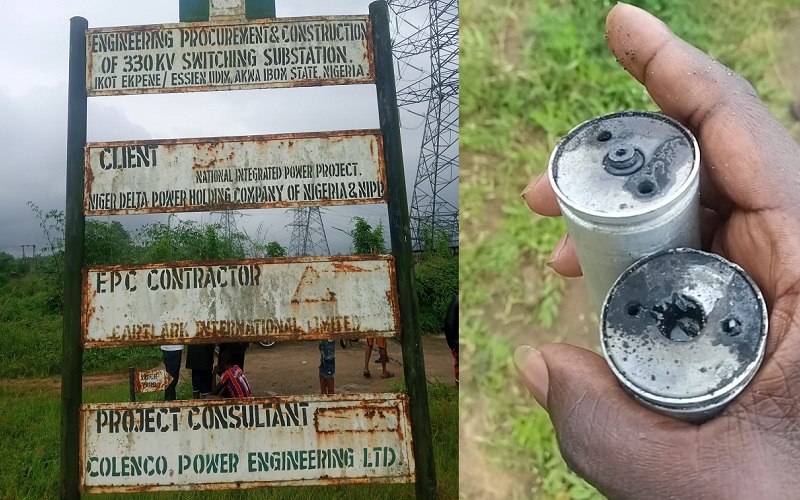 Police fired teargas at protesters at the Transmission Company of Nigeria’s (TCN) switching station in Akwa Ibom State