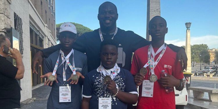 Nigerian Students Shine with Gold at Global STEM Olympiad in Rome