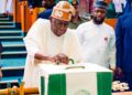 President Bola Ahmed Tinubu presenting the 2026 Budget to the National Assembly