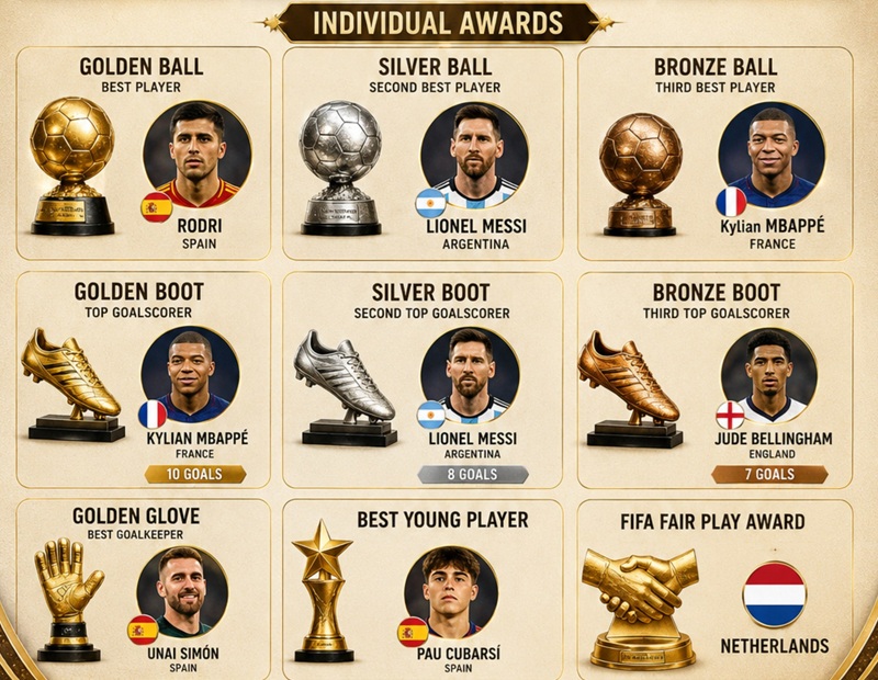 World Cup 2026 individual awards
