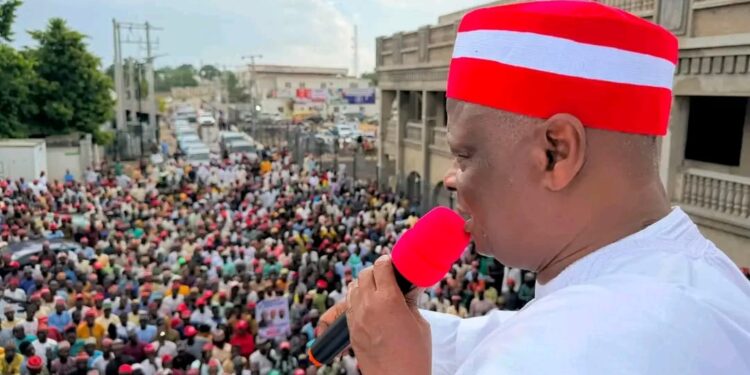 Kwankwaso Welcomes APC Defectors to NDC in Kano Amid Fun fair