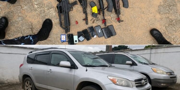 Security Operatives Nab 9 Suspects Recover 2 Vehicles, Assorted Rifles, Charms in Anambra
