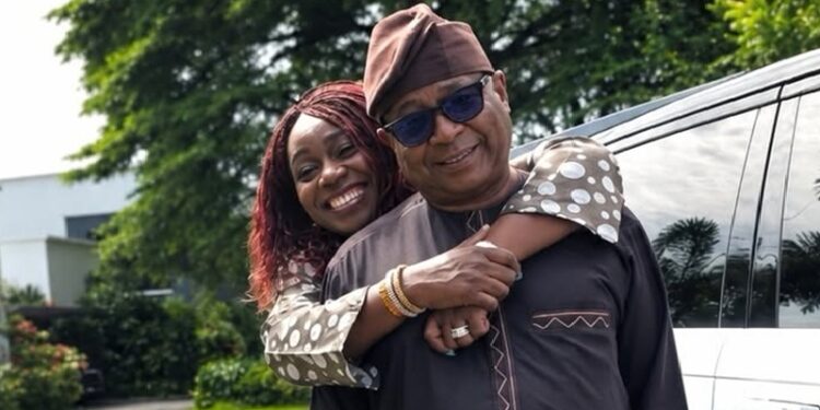 Former Nigerian Finance Minister Kemi Adeosun with husband, Anthony Adeniyi Adeosun