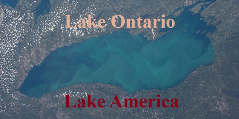 Formerly Lake Ontario, now Lake America