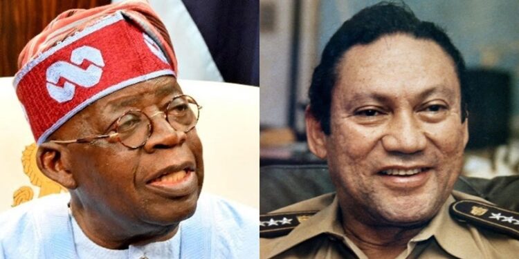 Nigeria's President Bola Ahmed Tinubu | General Manuel Antonio Noriega of Panama