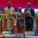 Nigerian Defence Minister Gen. Christopher Musa (3rd from left) with other dignitaries at the unveiling of 4 ECOWAS Publications on Conflict Management