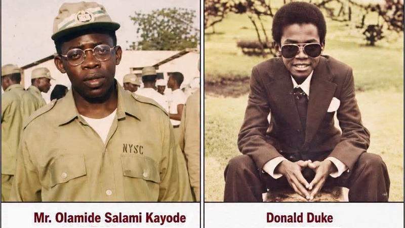 "Olamide Salami Kayode" and "Donald Duke"