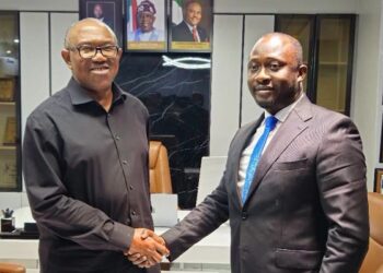 Peter Obi with Dr. Nwangwa Uzonna
