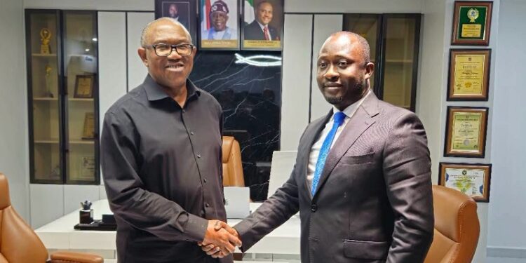 Peter Obi with Dr. Nwangwa Uzonna