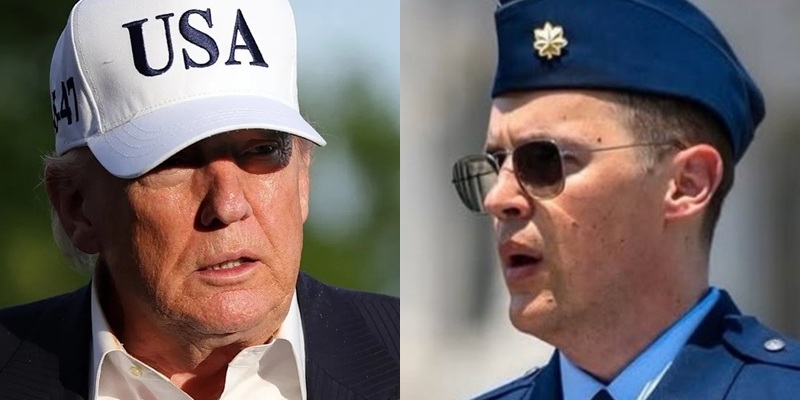 Air Force Major Jason Watson called for impeachment and removal of President Donald Trump