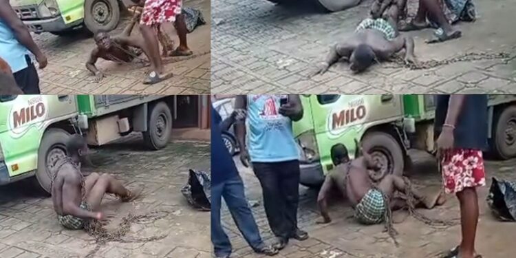 Foiled armed robbery attempt near the First Bank branch at Eke Awka, Anambra State