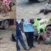 Foiled armed robbery attempt near the First Bank branch at Eke Awka, Anambra State
