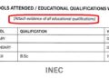INEC form