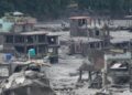 Some areas in Nepal were turned into swamps
