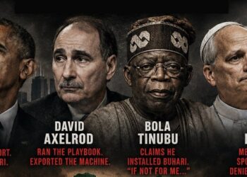 Former President, Barack Obama, American political consultant, David Axelrod, President Bola Ahmed Tinubu, and Pope Leo XIV (formerly Robert Prevost)