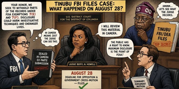 Nigeria's President Bola Ahmed Tinubu versus Federal Bureau of Investigation (FBI)