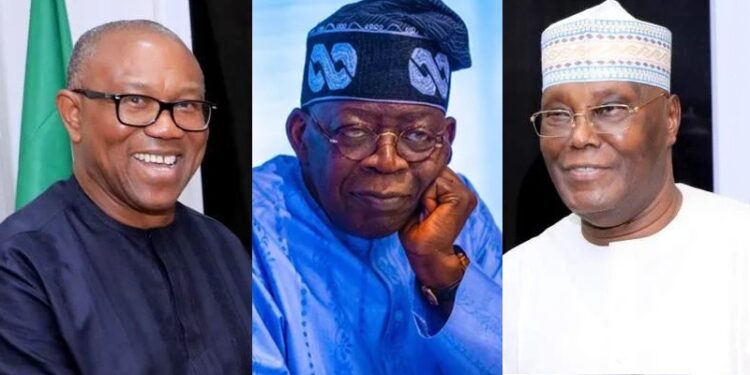 Peter Obi | Bola Ahmed Tinubu | Atiku Abubakar