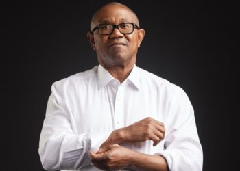 Mr. Peter Obi rolling up his sleeves for business