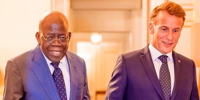 French President Emmanuel Macron hosted his Nigerian counterpart, Bola Ahmed Tinubu, for 'a private dinner' at the Élysée Palace in Paris during his vacation