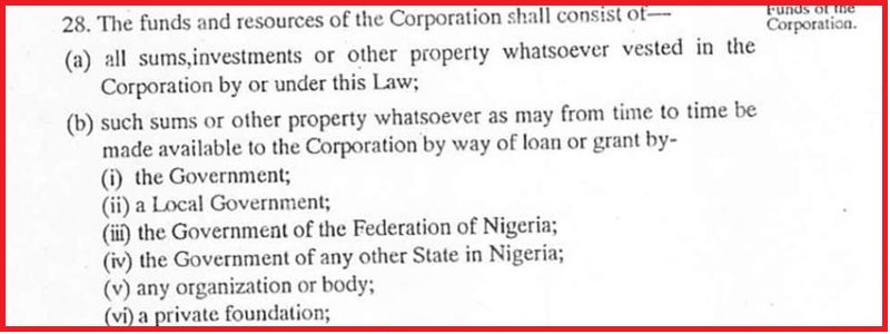 Peter Obi cited the Anambra State Water Corporation Law