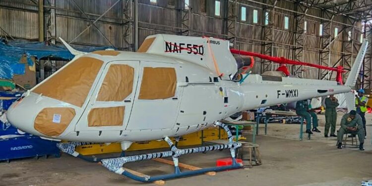 NAF Receives 5 New Helicopters as FG Intensifies War Against Terror