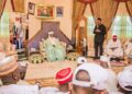 Mr. Peter Obi and Senator Rabiu Musa Kwankwaso paid a courtesy visit to the Sultan of Sokoto, Muhammadu Sa’ad Abubakar III