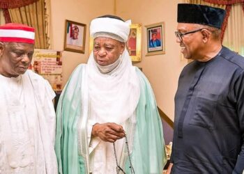 Mr. Peter Obi and Senator Rabiu Musa Kwankwaso paid a courtesy visit to the Sultan of Sokoto, Muhammadu Sa’ad Abubakar III