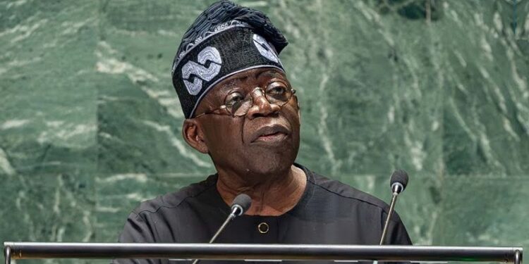 Nigerian President Bola Ahmed Tinubu at for the 77th UN General Assembly (UNGA)